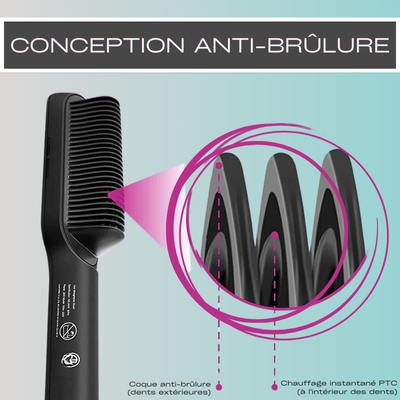 Brosse lissante | SilkPro™ Coiffez vous cheveux en un  clin d'œil