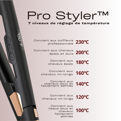 Lisseur Professionnel | Pro Styler™ Lisseur & boucleur 2-en-1