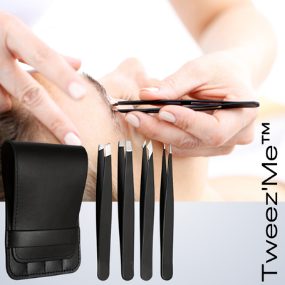 Pince a epiler les sourcils | Tweez'Me™ Lot de 4 pinces professionnelles