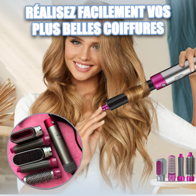 Seche cheveux boucleur | HairStyler Master™ Outil de coiffure 5 en 1