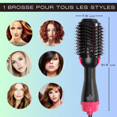 Brosse seche cheveux | AirStyl Pro™ Outil de coiffure 4 en 1