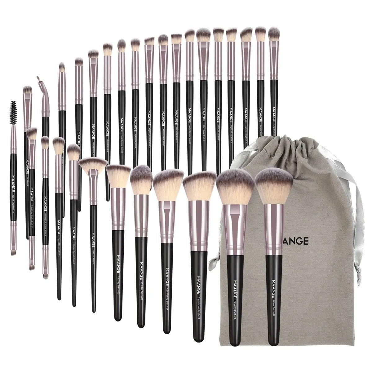 Pinceaux maquillage| Lot de 30 pinceaux maquillage professionnels