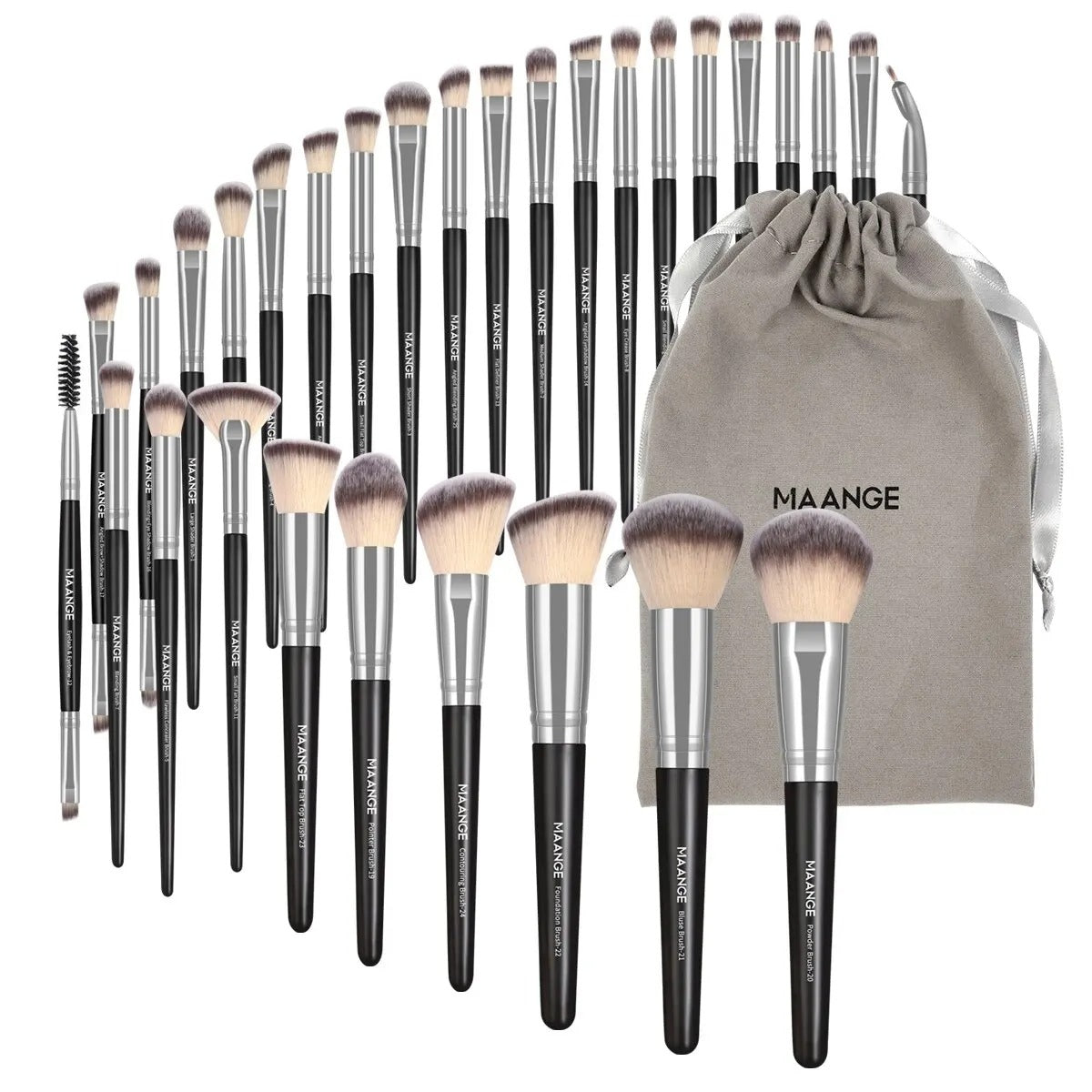 Pinceaux maquillage| Lot de 30 pinceaux maquillage professionnels